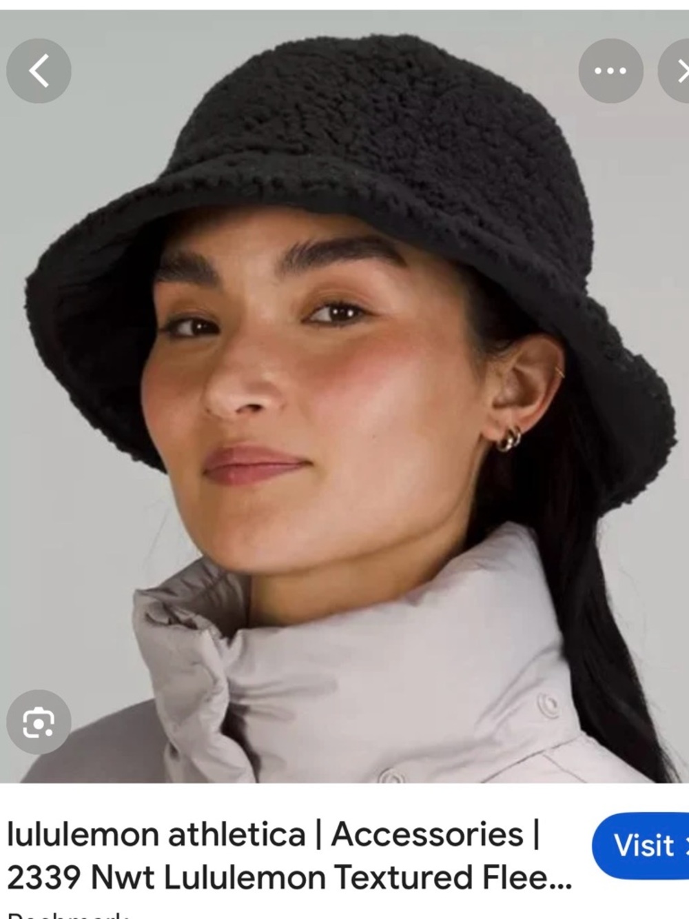 lululemon Textured Fleece Bucket Hat NWTs